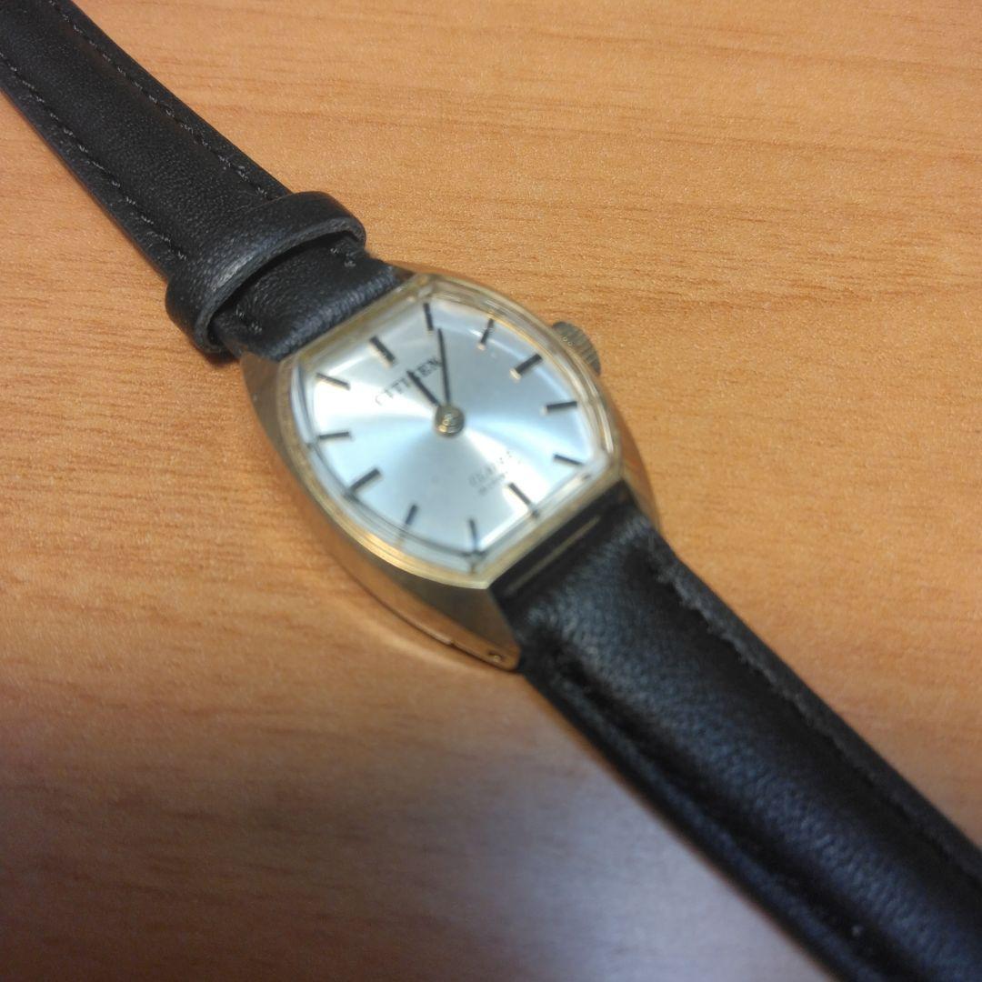 CITIZEN 　K18 レディース手巻き時計