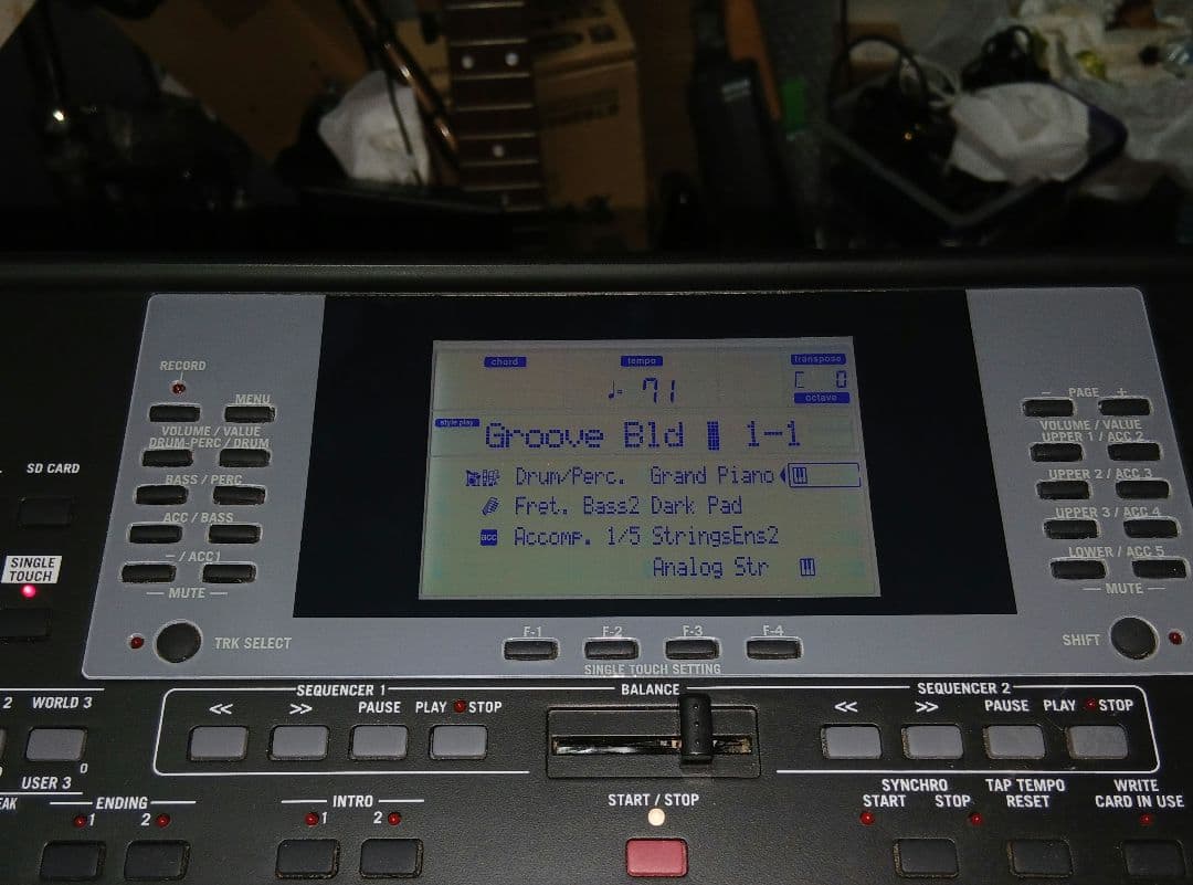 KORG microARRANGER　61鍵 シンセサイザー　電源・SW・ペタル