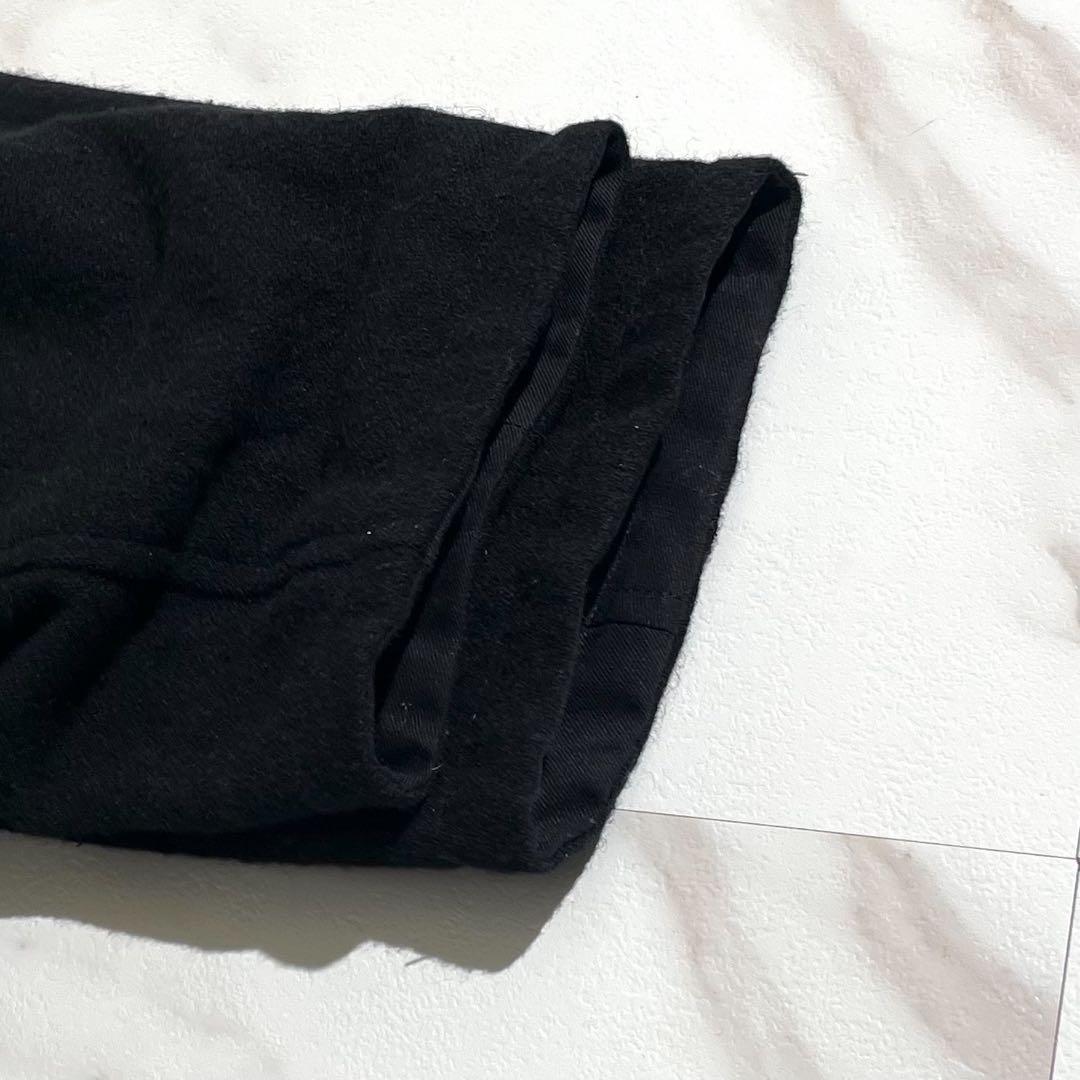 【極美品】グラウンドワイ ヴィンテージフラノダブルパーカー Lサイズ 黒 完売品