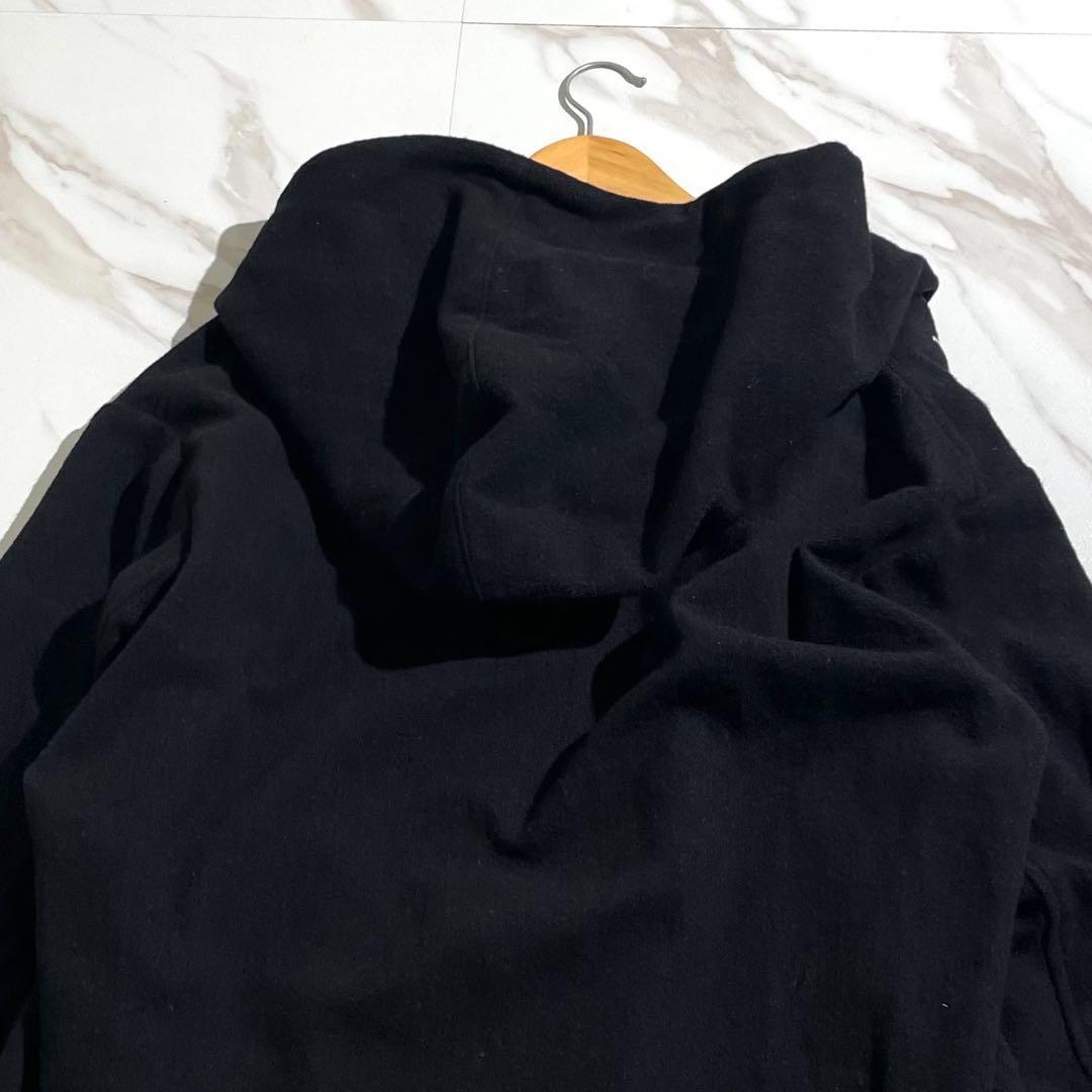【極美品】グラウンドワイ ヴィンテージフラノダブルパーカー Lサイズ 黒 完売品