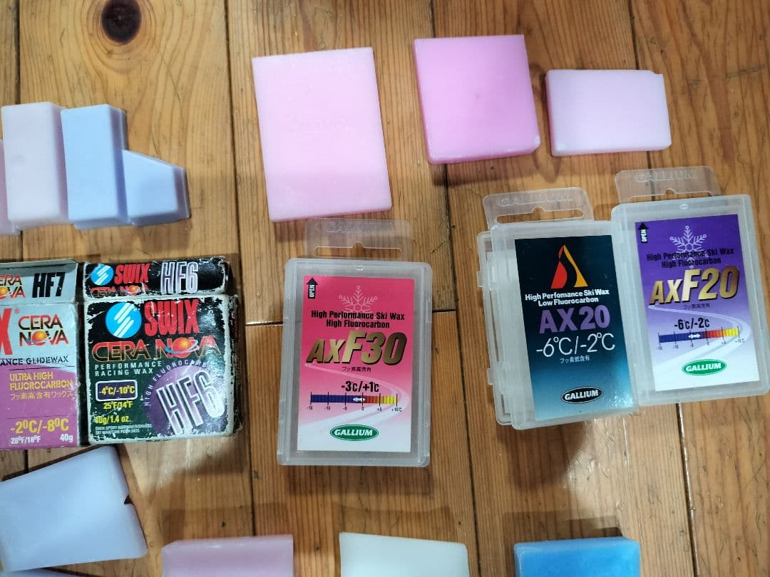 スィツクス、ガリウムフッ素系スキーワックスいろいろ