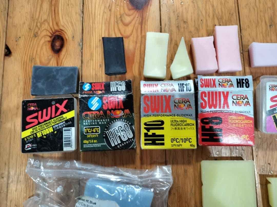 スィツクス、ガリウムフッ素系スキーワックスいろいろ