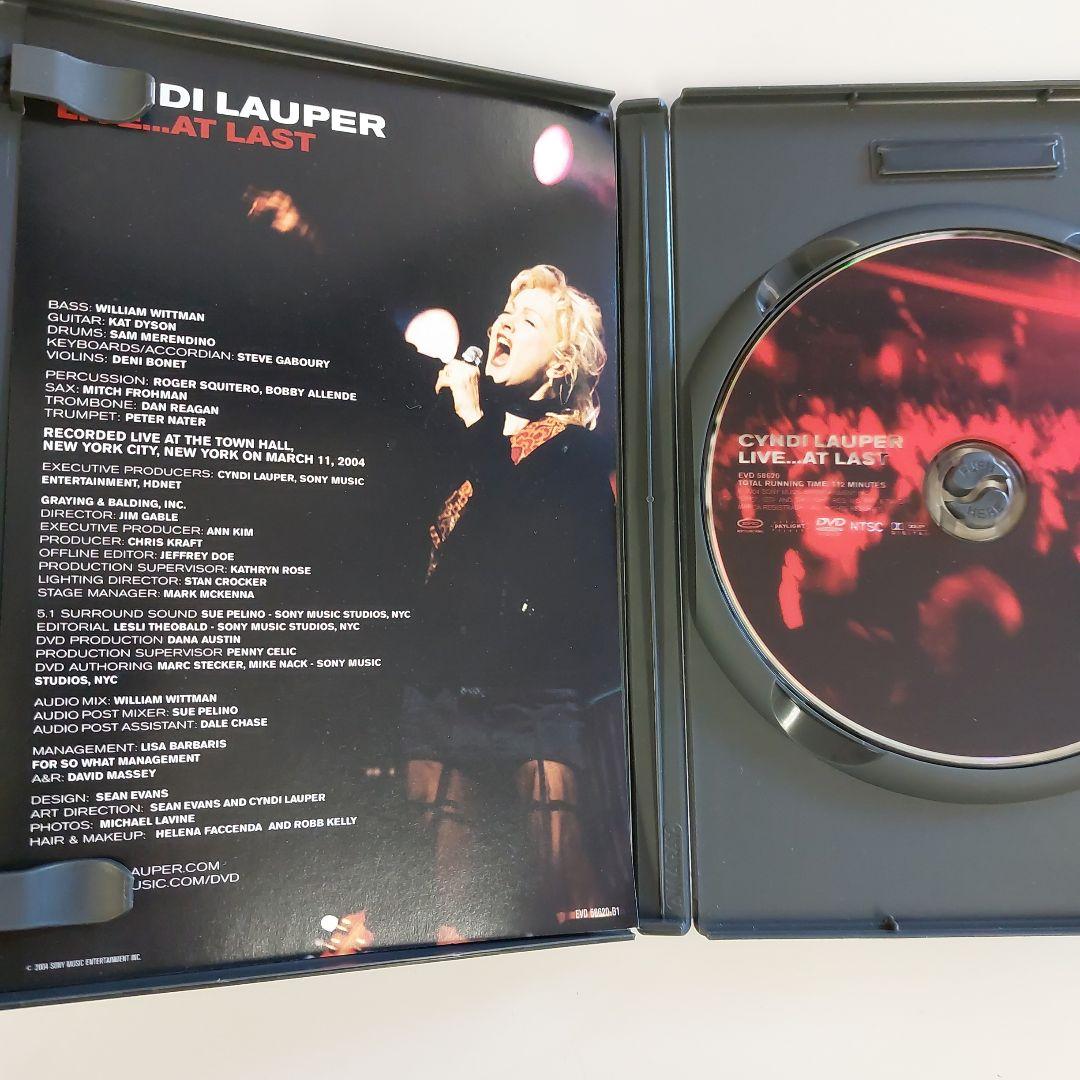 シンディローパー　Cyndi Lauper Live... At Last