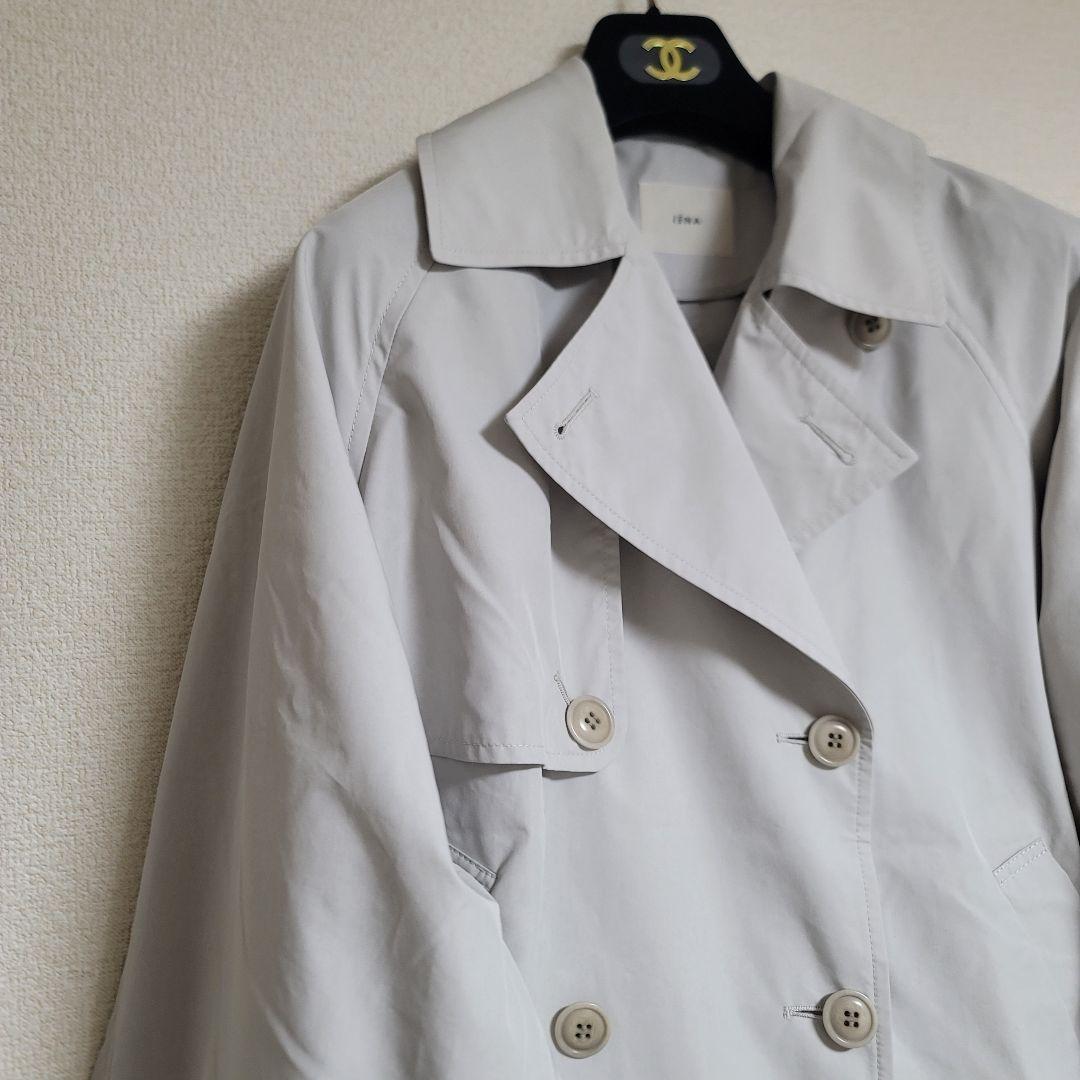 極美品✨24SS✨イエナ Pe ポプリンオーバーショートコート 撥水 完売品