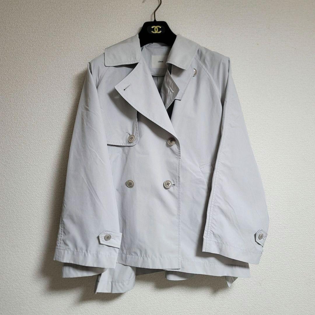 極美品✨24SS✨イエナ Pe ポプリンオーバーショートコート 撥水 完売品