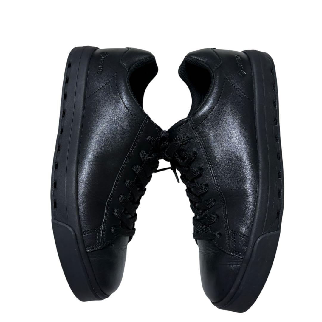 極美品☆リーガル／REGAL☆レザースニーカー ゴアテックス ブラック 男女兼用