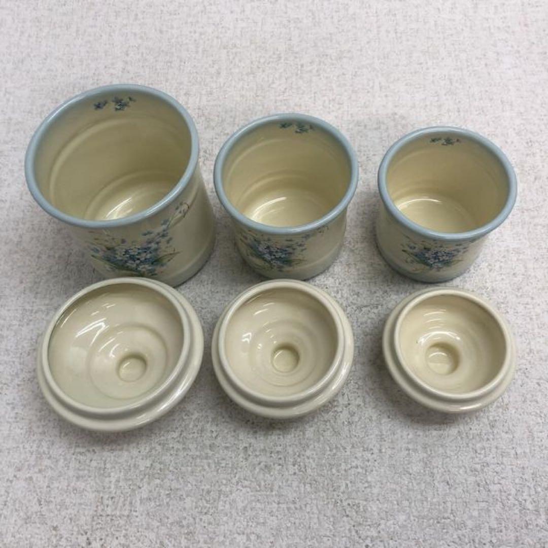 imane イマン クラリス ホーロー キャニスター ビードストッカー　6点