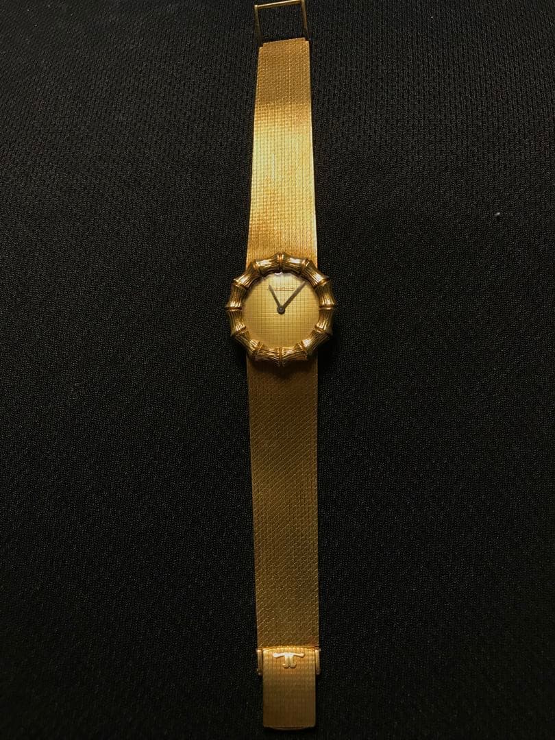 ジャガールクルト　ゴールドドレスウォッチ　レディース腕時計