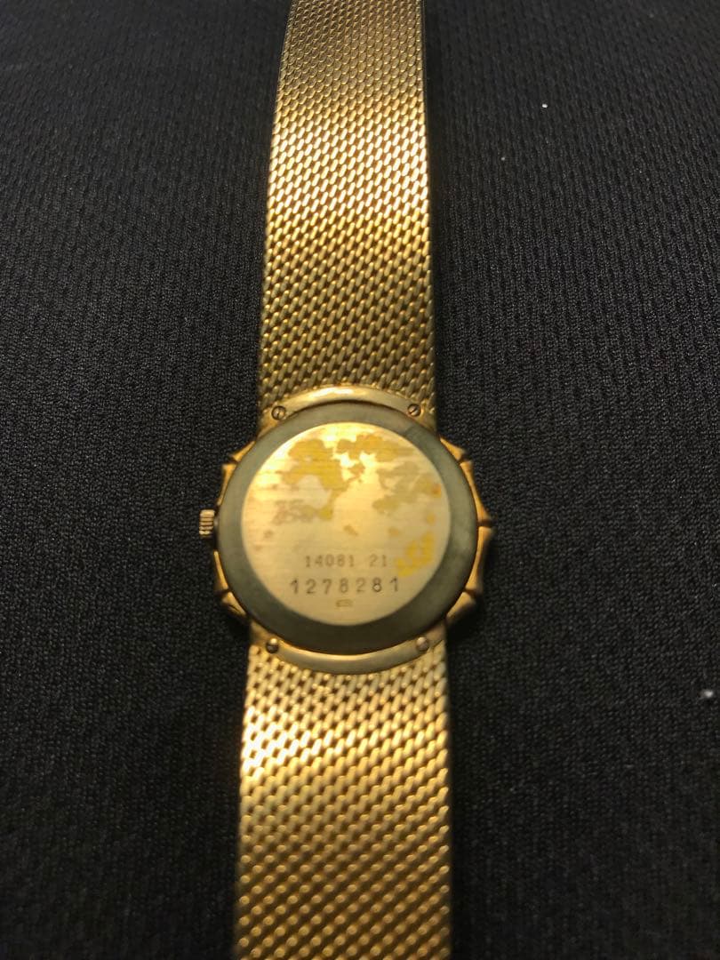 ジャガールクルト　ゴールドドレスウォッチ　レディース腕時計