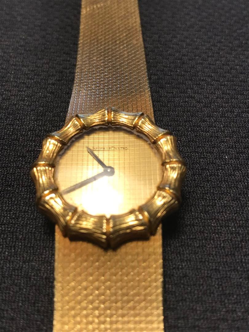 ジャガールクルト　ゴールドドレスウォッチ　レディース腕時計