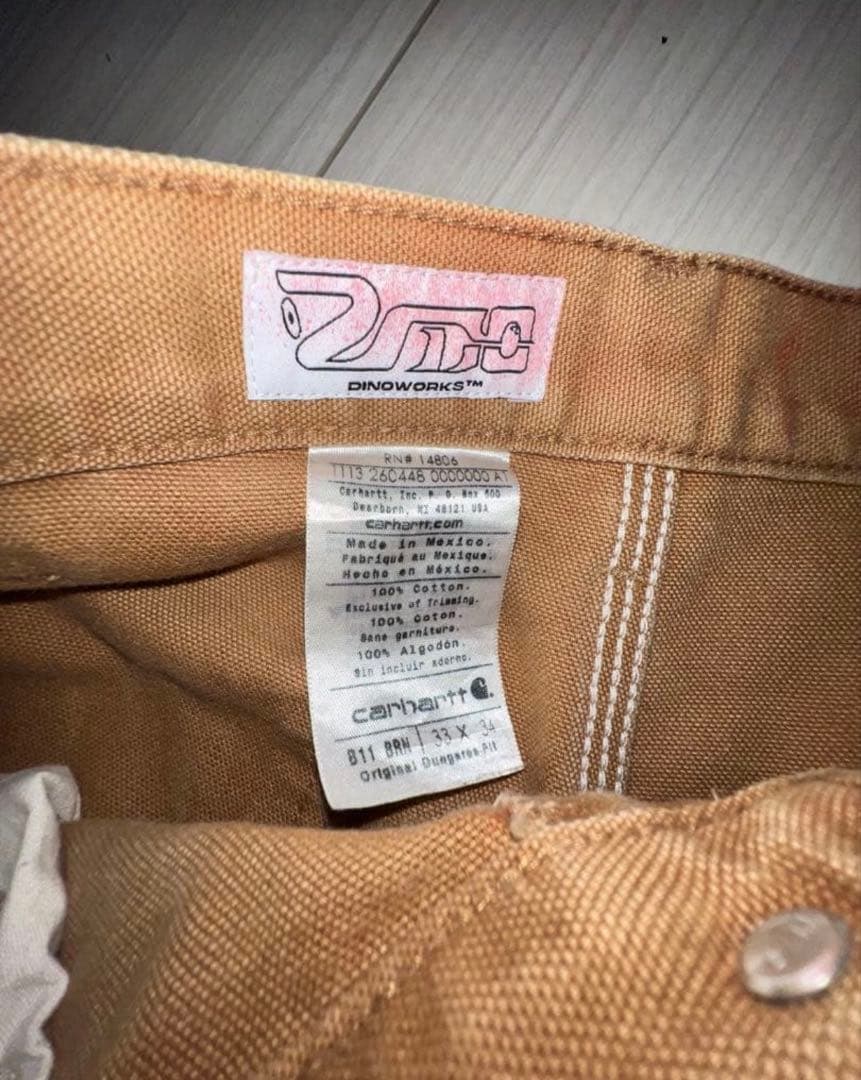 激レア　dinoworks ワークパンツ carhartt