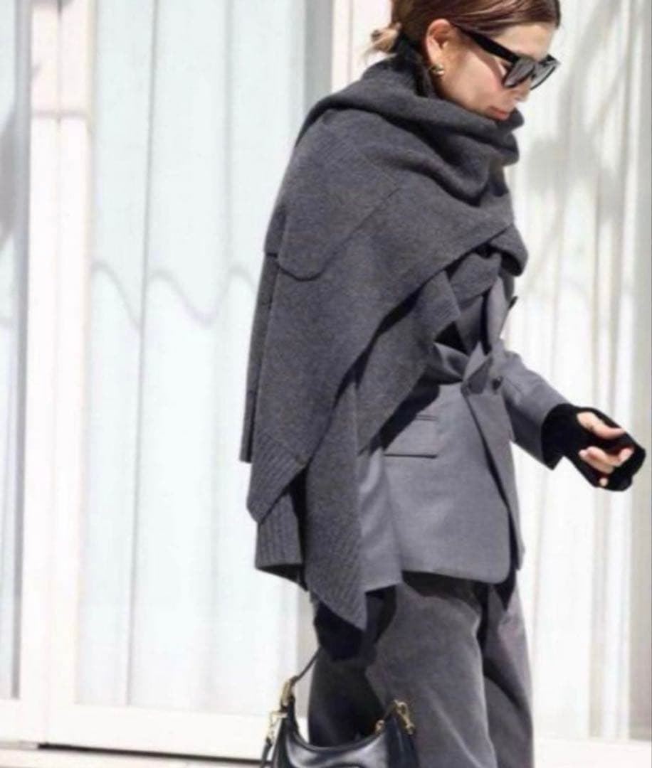 Deuxieme Classe ドゥーズィエムクラス SANDBEIGEポンチョ