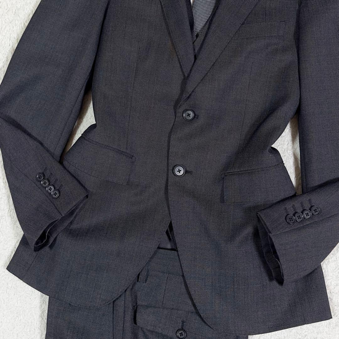 極美品✨オリヒカ スーツ スリーピース セットアップ スマート10マンス グレー