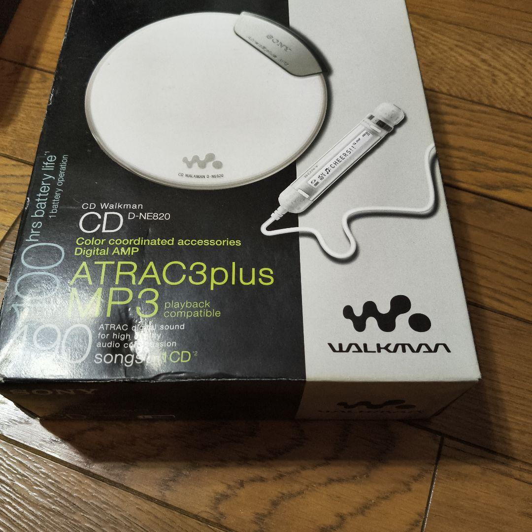 SONY CDウォークマン D-NE820 WALKMA 青