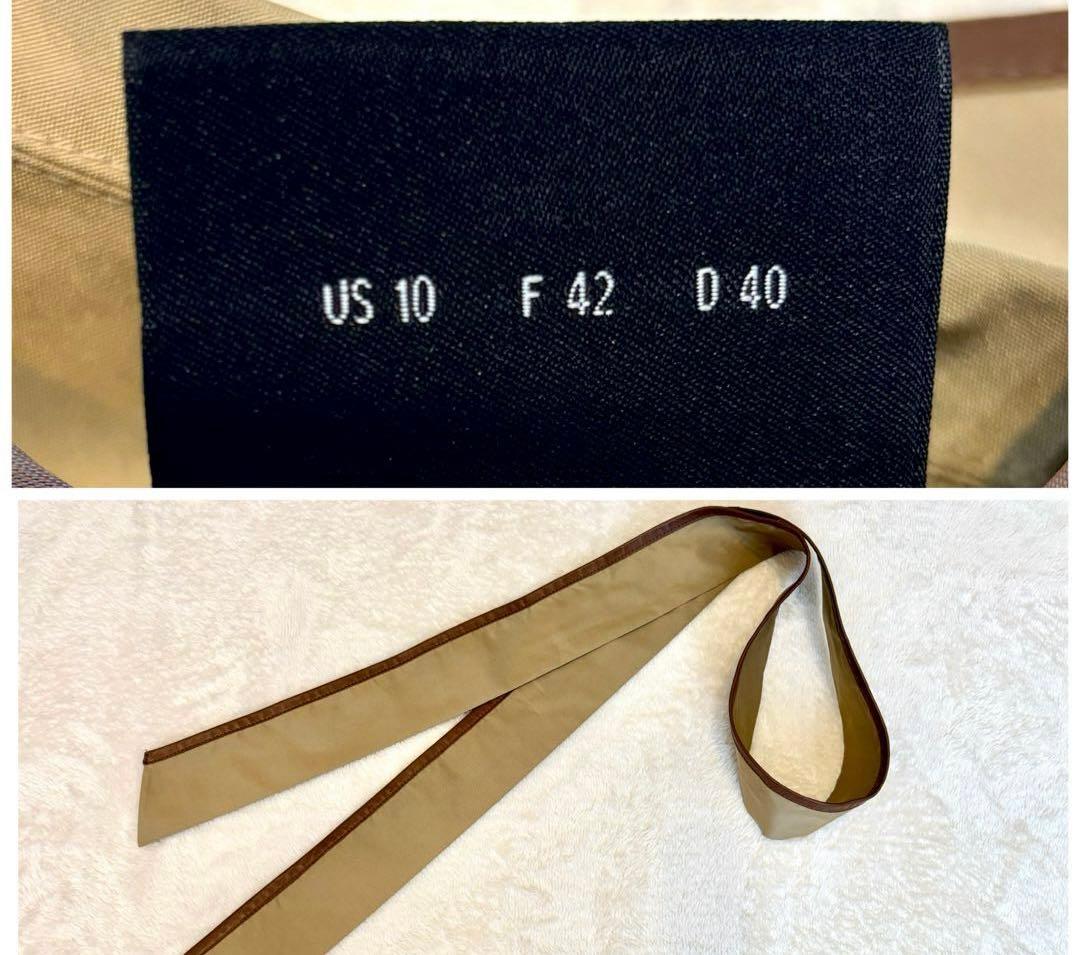 シルク　ロングコート　XL ライナー付き　トレンチコート　アクリス　Aライン