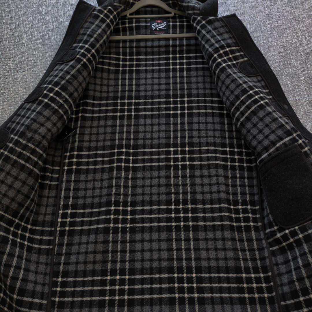 グローバーオール　近年モデル　モリス　ダッフルコート　ホーントグル　レザーループ