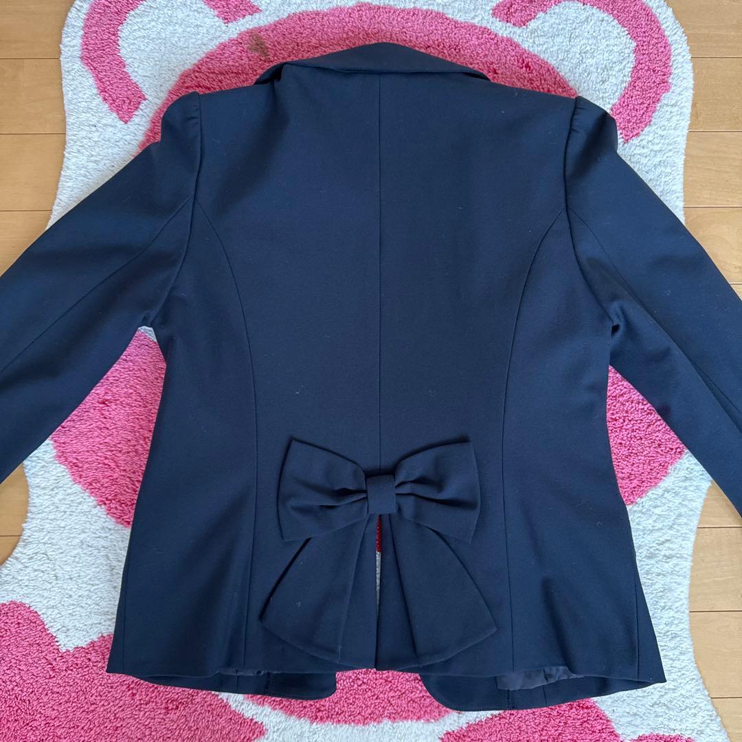 ☆なお様☆専用　メゾピアノ ジュニア 160 フォーマルスーツ 黒と白 リボン