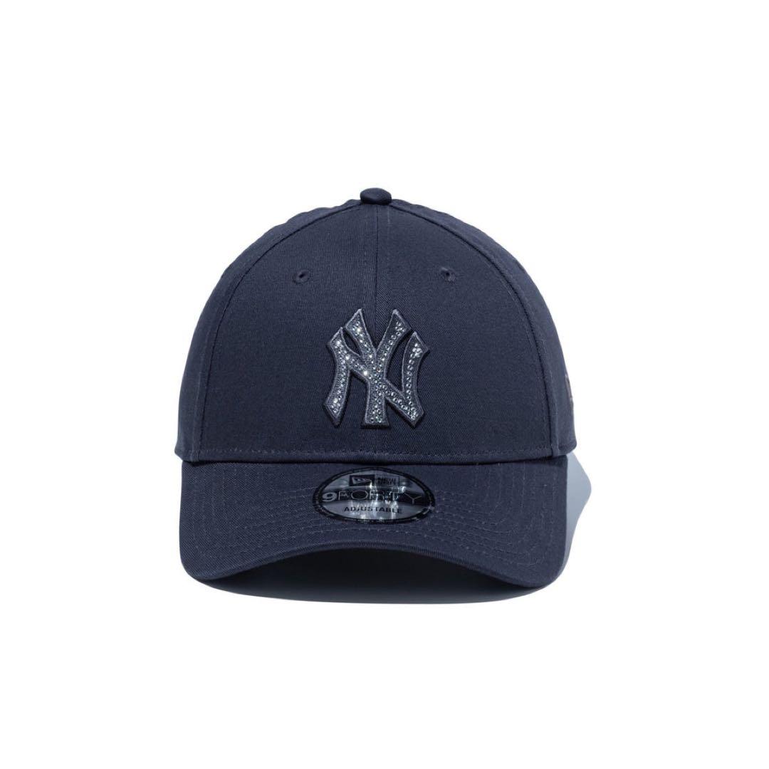 最安値 正規品 9FORTY Rhinestone ヤンキース グラファイト
