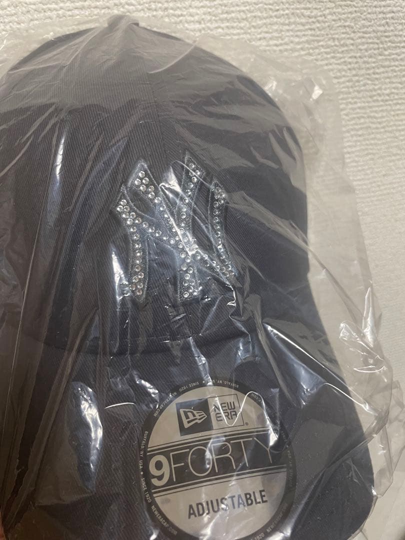 最安値 正規品 9FORTY Rhinestone ヤンキース グラファイト