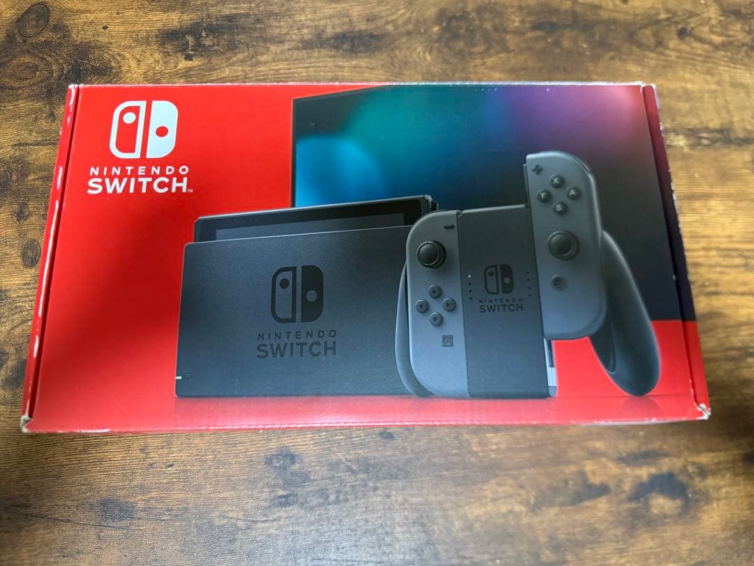 Nintendo Switch 本体 グレー （液晶割れ）