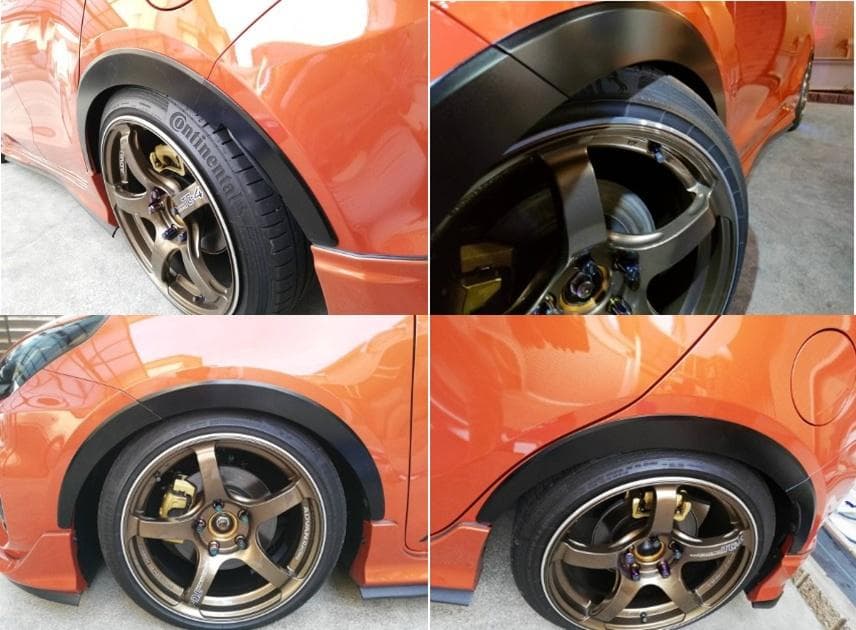 【ZNC塗装済み】ZC33S　スイフトスポーツ　ダウンルックフェンダーモール