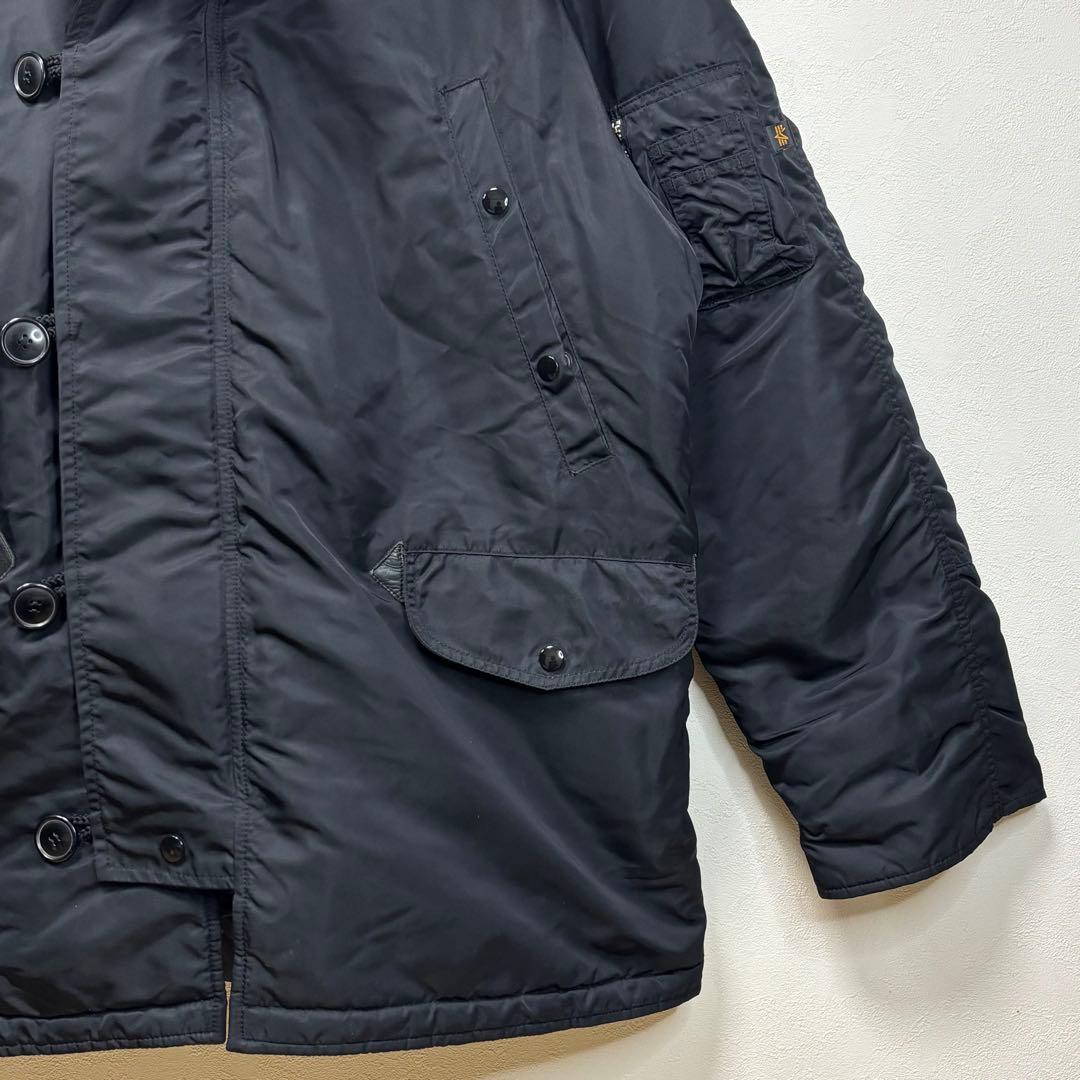 アルファ n3b フライト ジャケット ブルゾン アウター コート ブラック