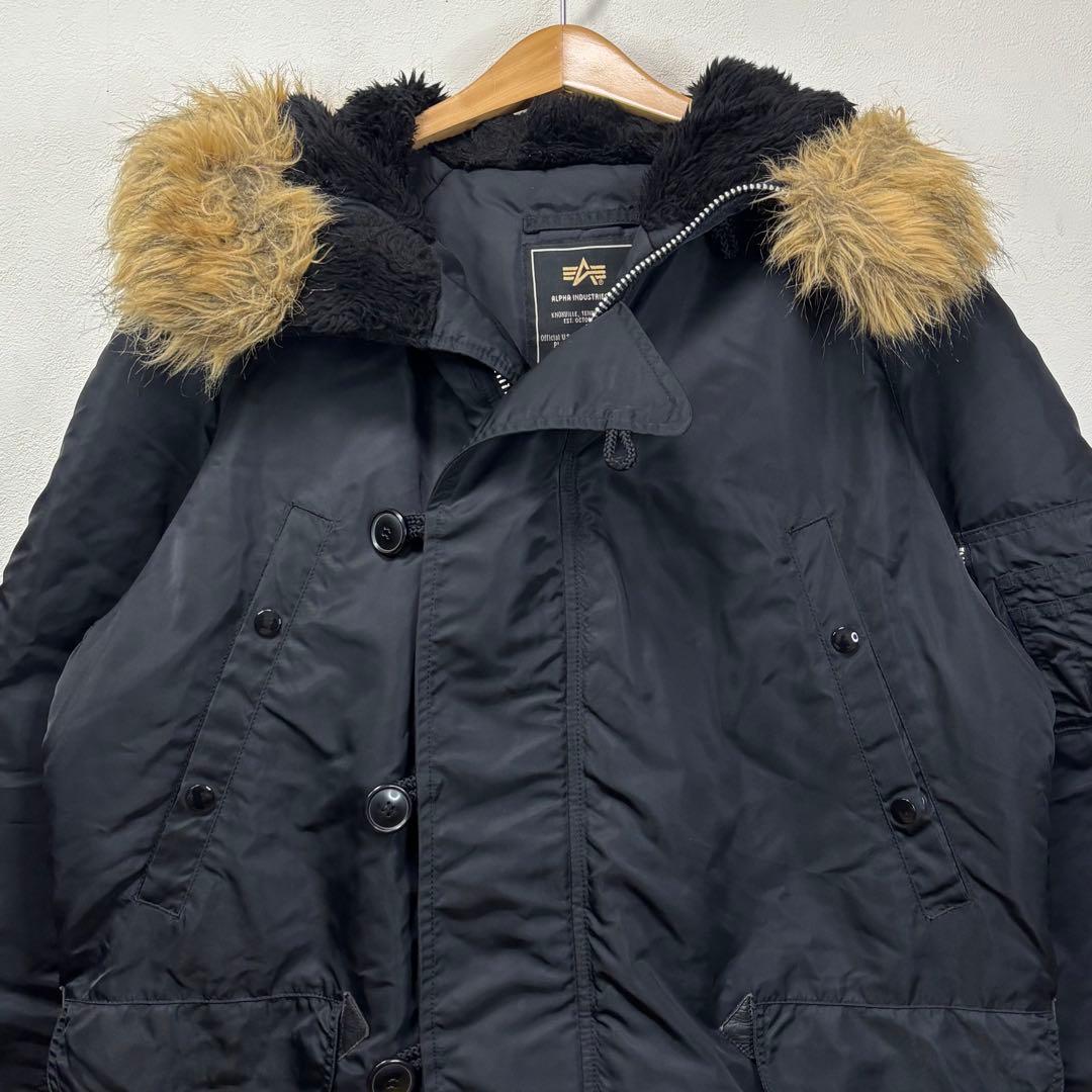 アルファ n3b フライト ジャケット ブルゾン アウター コート ブラック