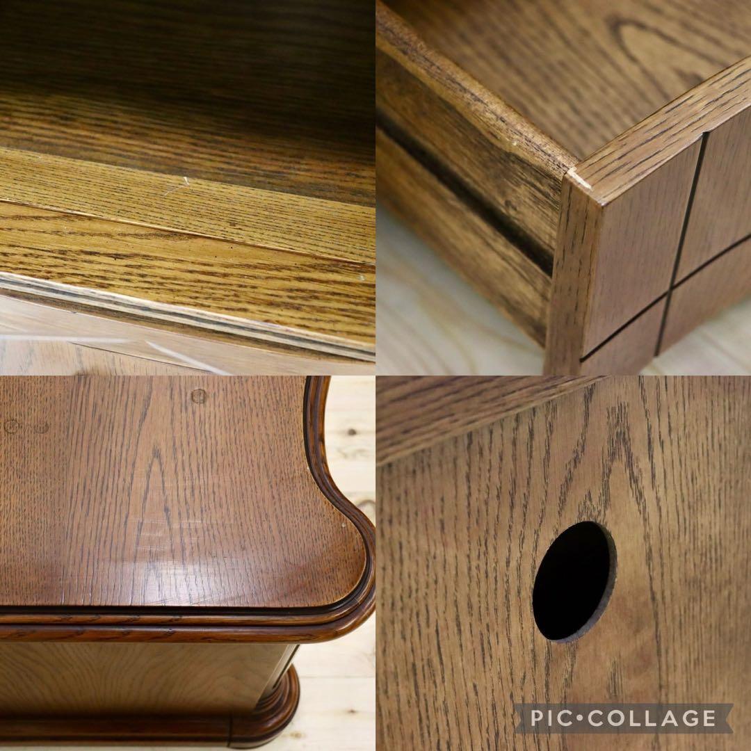 GMFT190○オーク材 TVボード AVボード ローボード リビング収納 ア