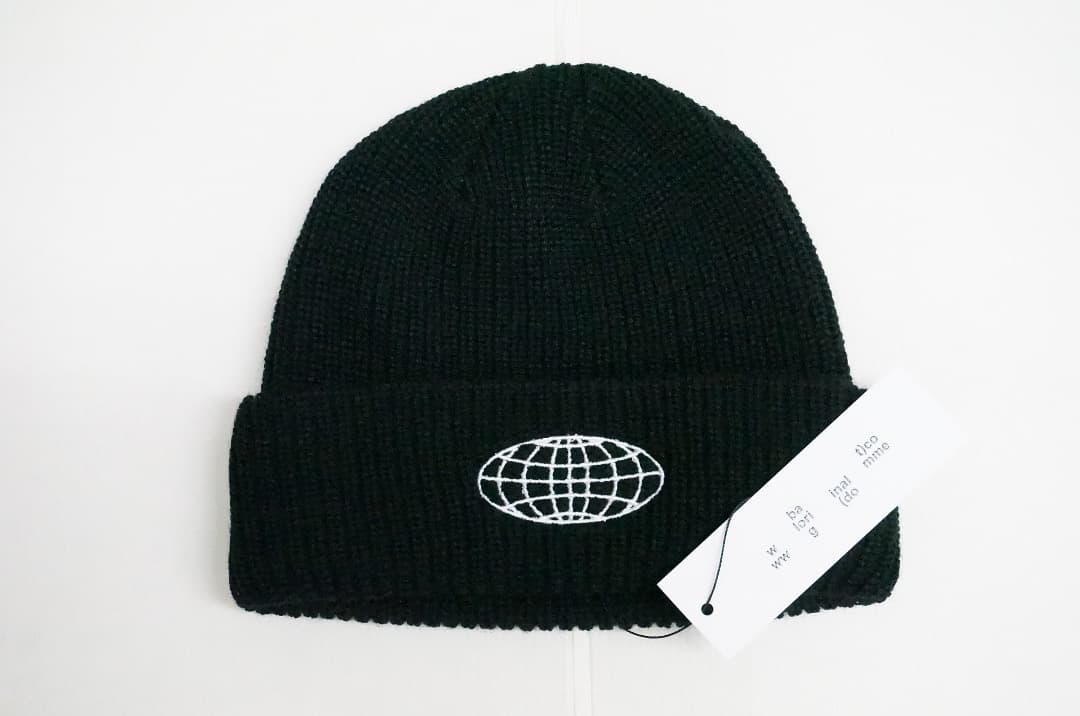 新品未使用 BAL バル BEANIE カフ リブ ビーニー ニット帽 ロゴ