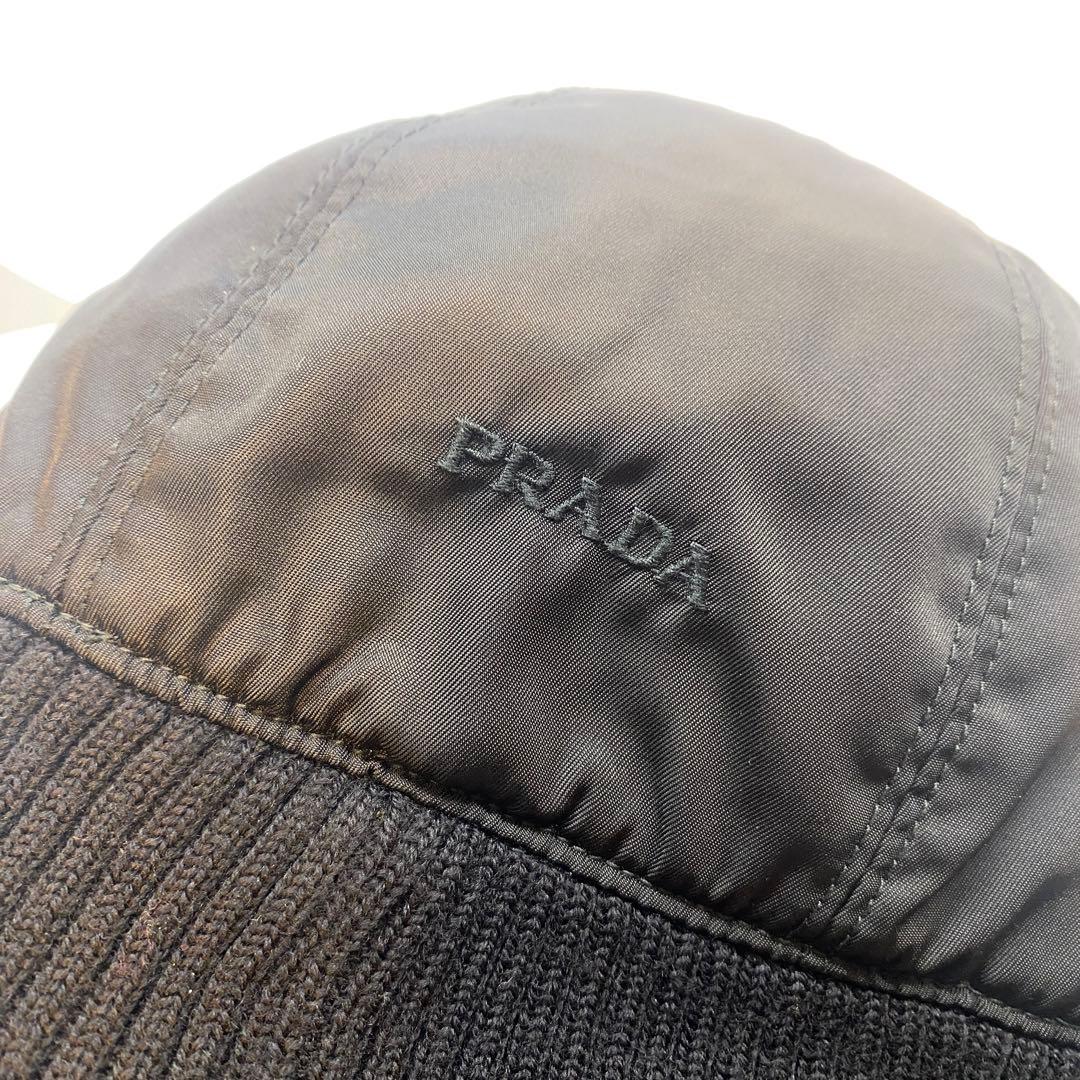 プラダ PRADA ビーニー ニット帽 ユニセックス