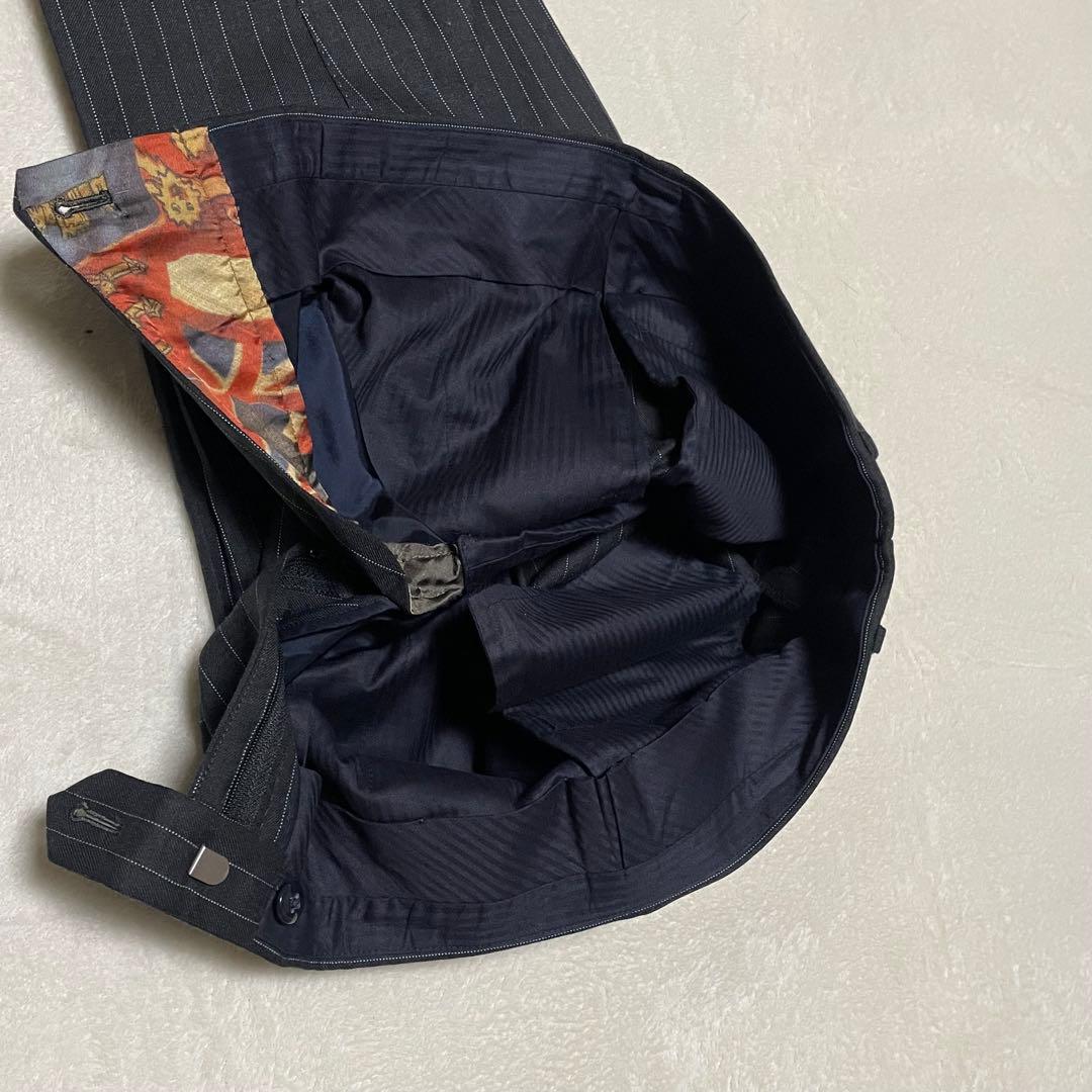 Paul Smith ポールスミス裏地総柄　国旗 ストライプ スーツ