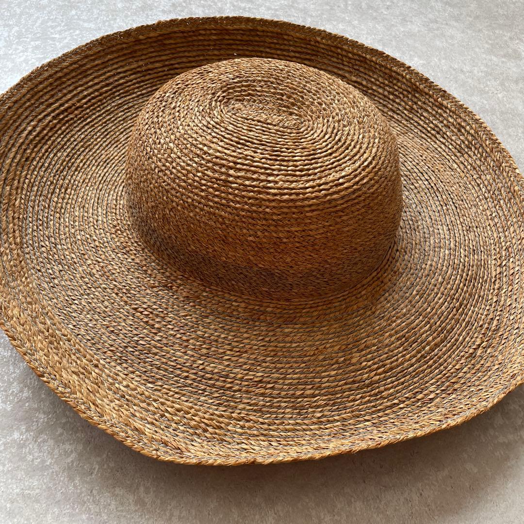 新品同様 Helen Kaminski ストローハット 麦わら帽子グラデーション