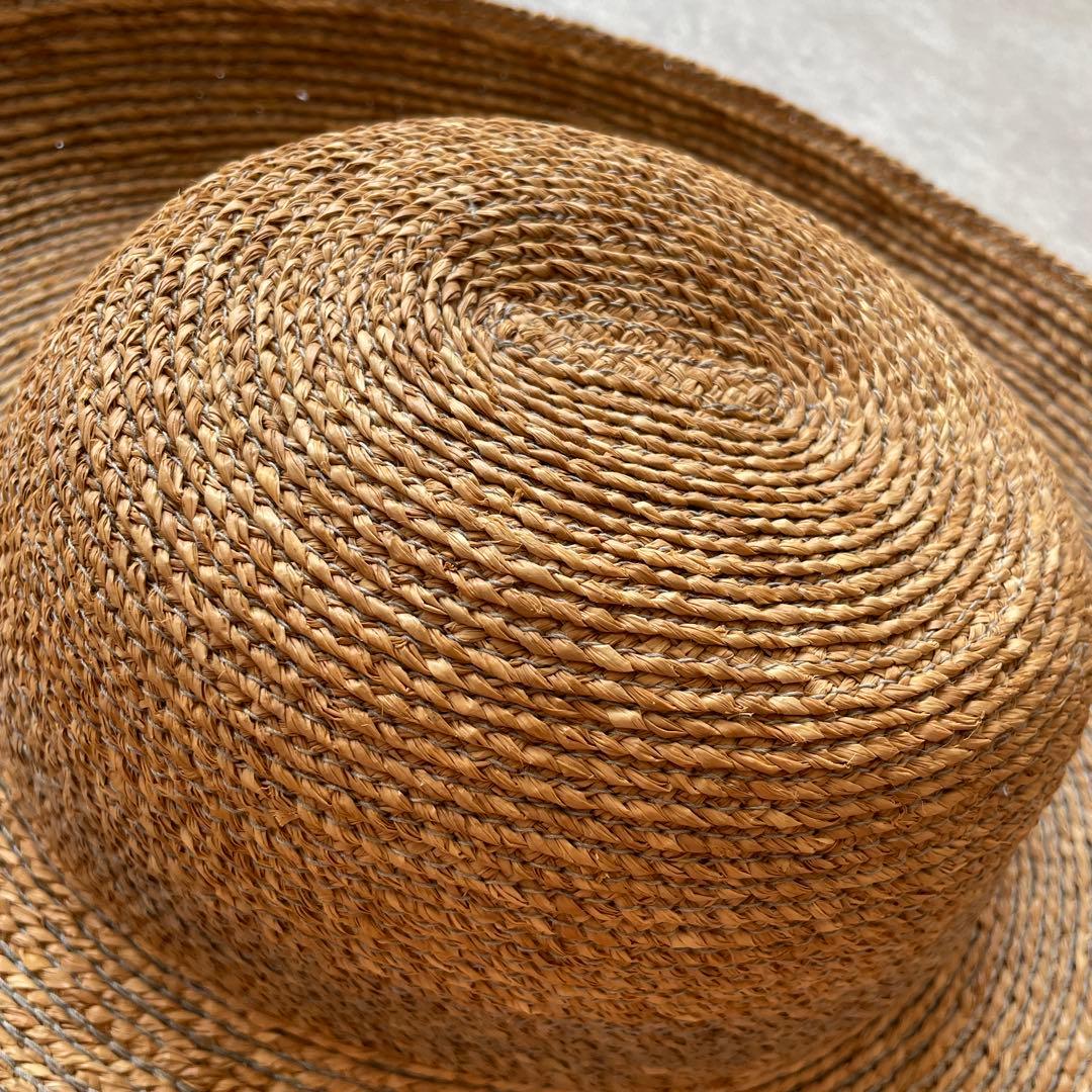 新品同様 Helen Kaminski ストローハット 麦わら帽子グラデーション