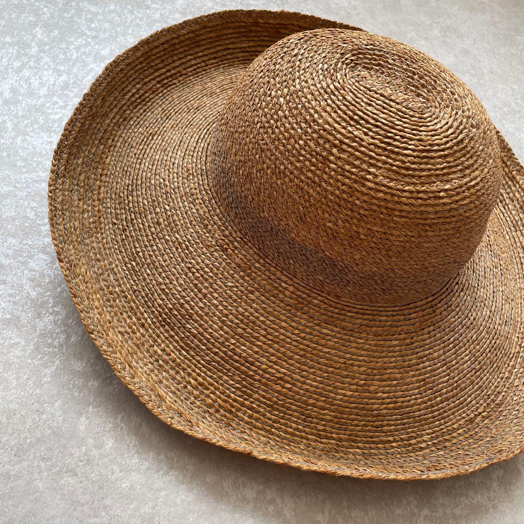 新品同様 Helen Kaminski ストローハット 麦わら帽子グラデーション