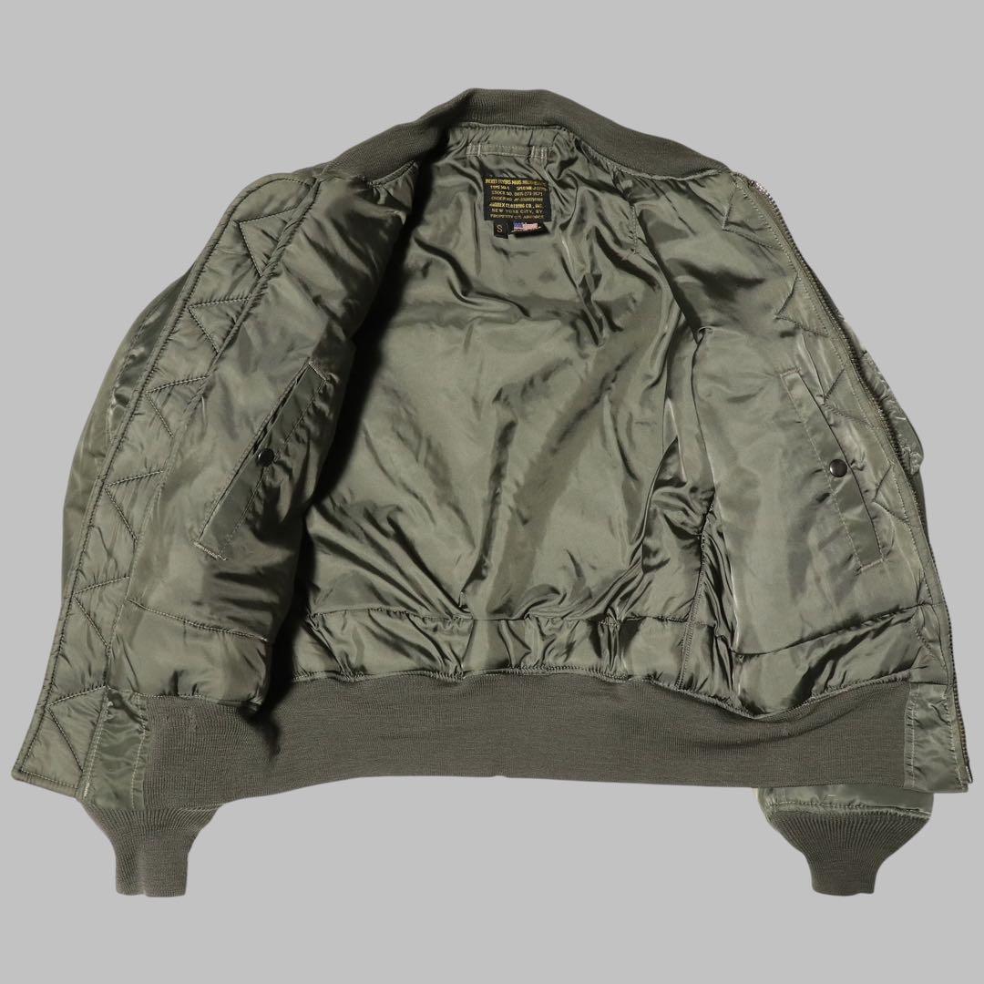 50s 復刻★USA製★AVIREX★MA-1 フライトジャケット★USAF★S