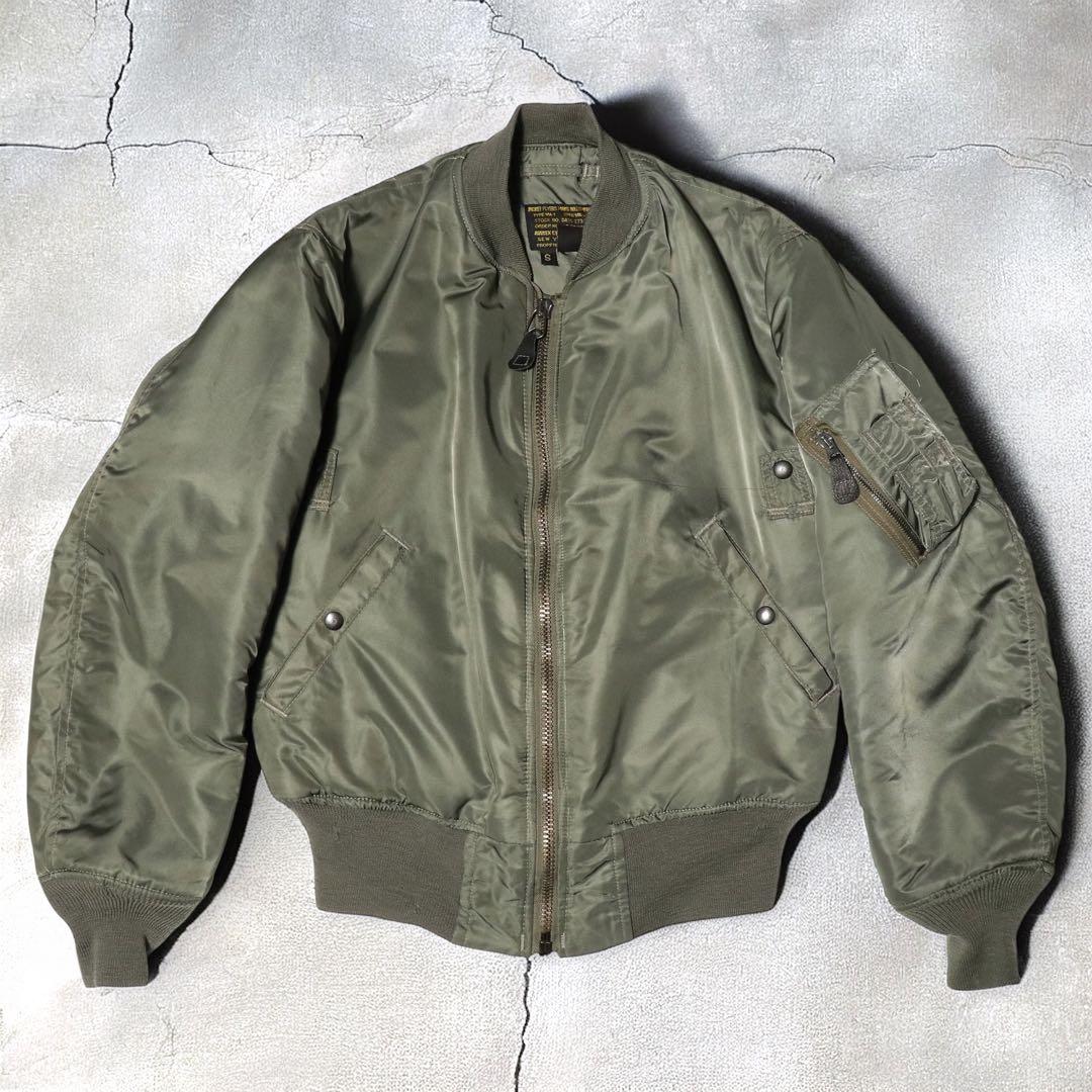 50s 復刻★USA製★AVIREX★MA-1 フライトジャケット★USAF★S