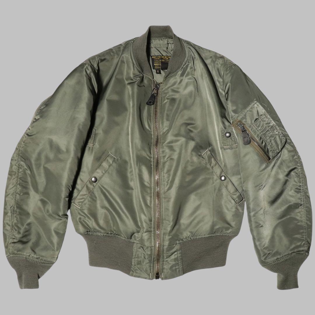 50s 復刻★USA製★AVIREX★MA-1 フライトジャケット★USAF★S