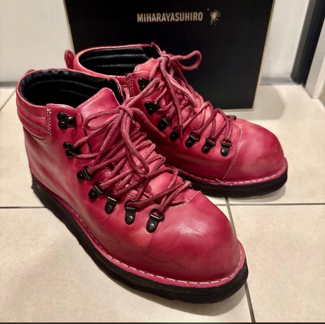 MIHARAYASUHIRO ミハラヤスヒロジャイアント トレッキングブーツ 赤