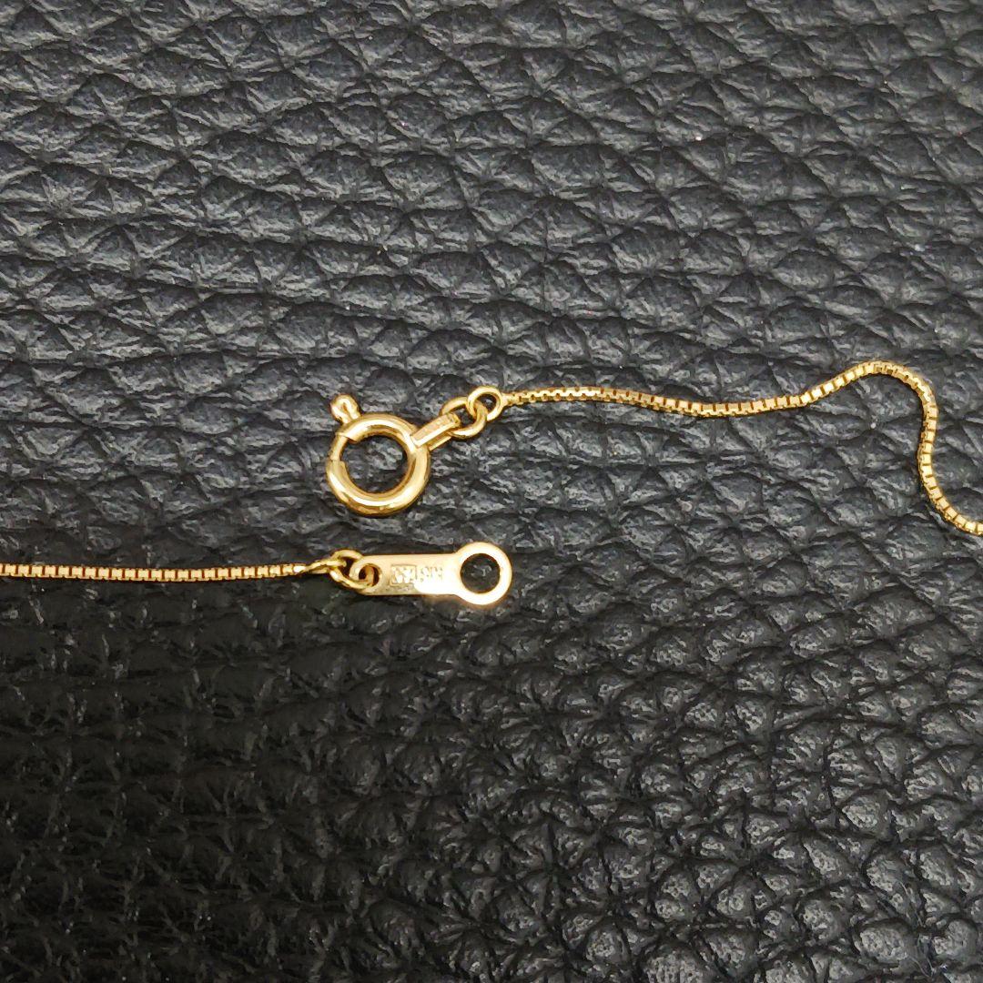 (B020402) K18 YG 750刻印 ネックレス ベネチアンチェーン