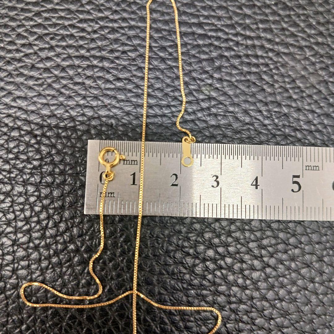 (B020402) K18 YG 750刻印 ネックレス ベネチアンチェーン