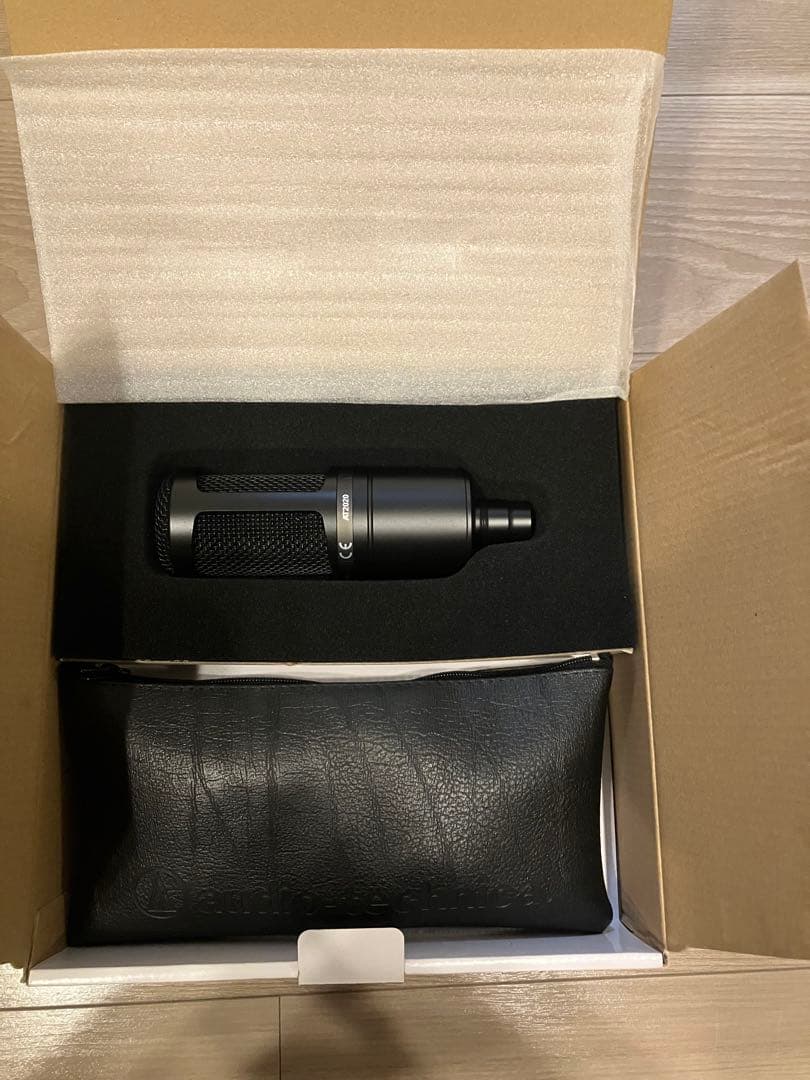 audio-technica AT2020 コンデンサーマイク、ケーブル付