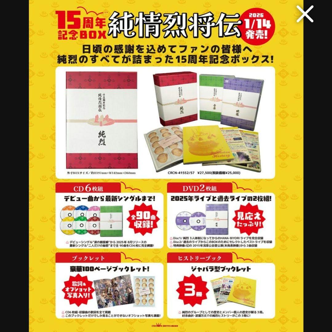 純烈 15周年記念ボックス