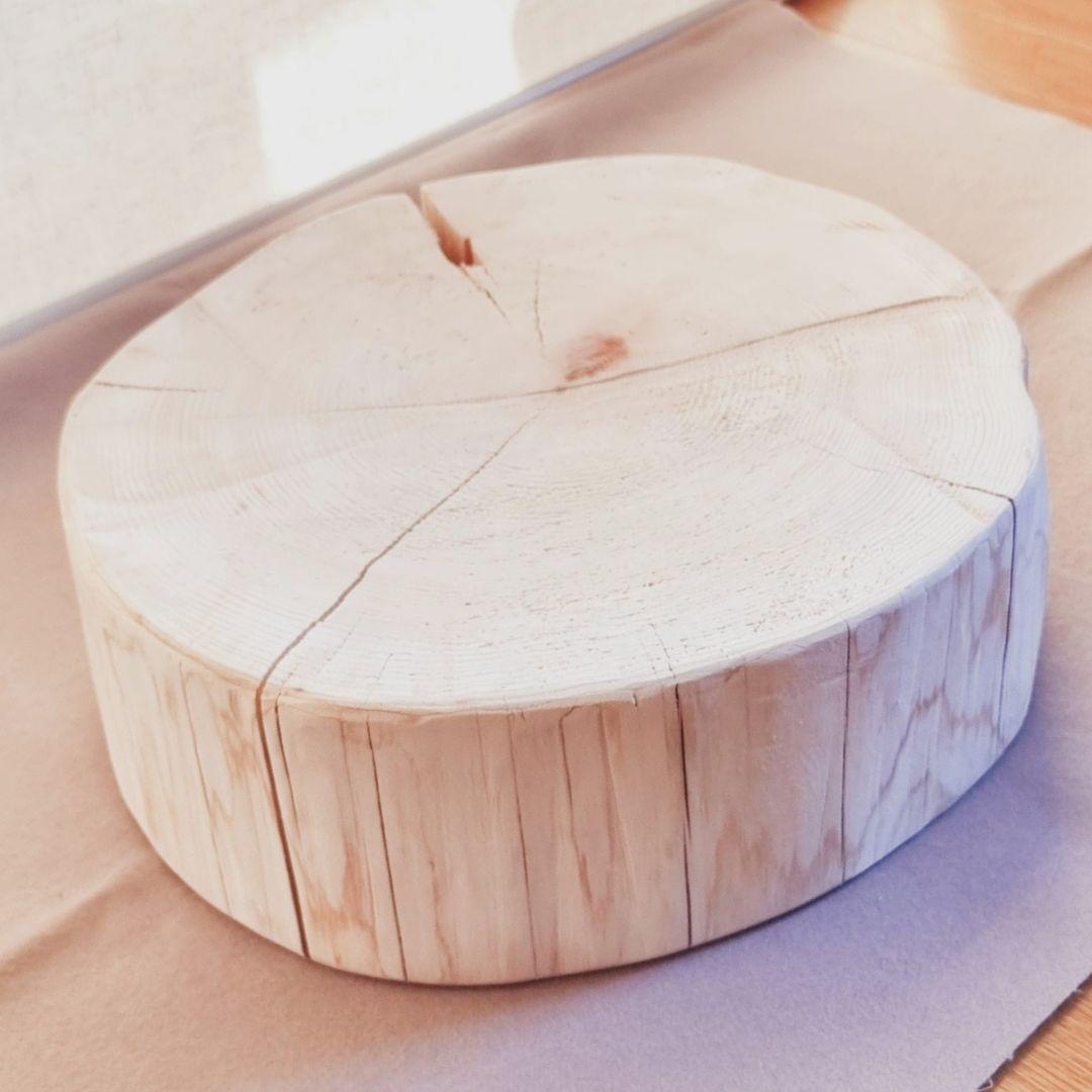 森の香り 東濃ひのき テーブル 無垢無塗装 オーガニック 節あり