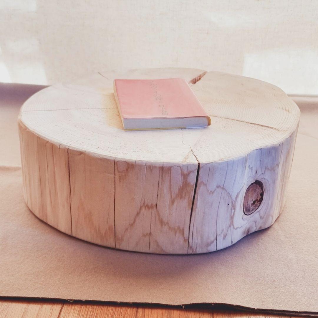 森の香り 東濃ひのき テーブル 無垢無塗装 オーガニック 節あり