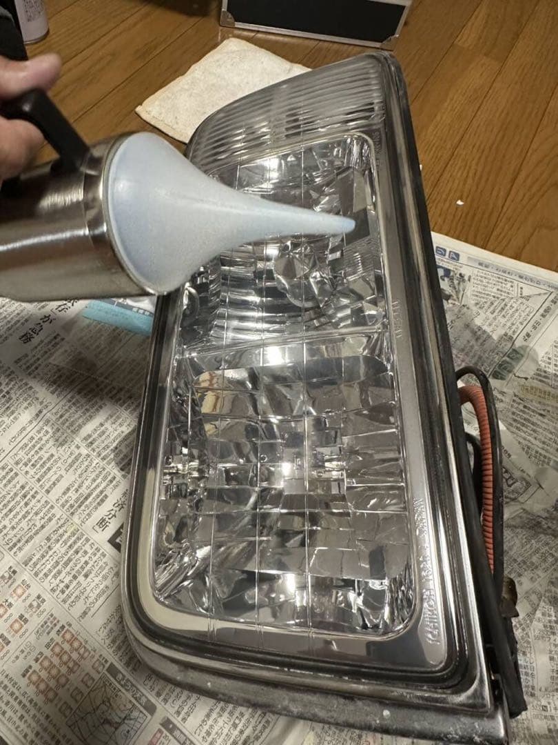 期間限定値下げ❗️G50プレジデント 後期ヘッドライト　スチーム施工中❗️