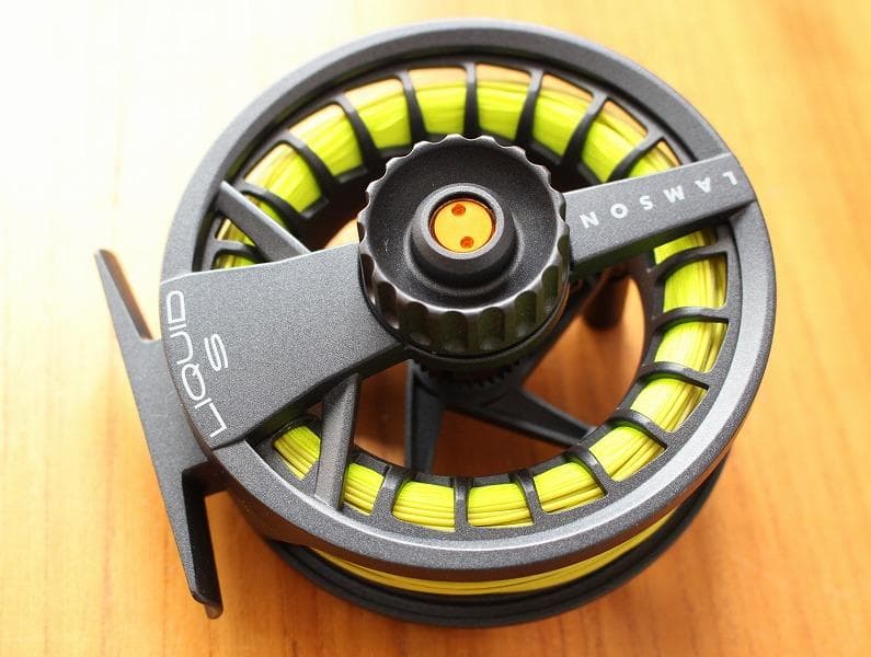 ラムソン リキッド Sシリーズ フライリール LQS-5+REEL-DYBRK