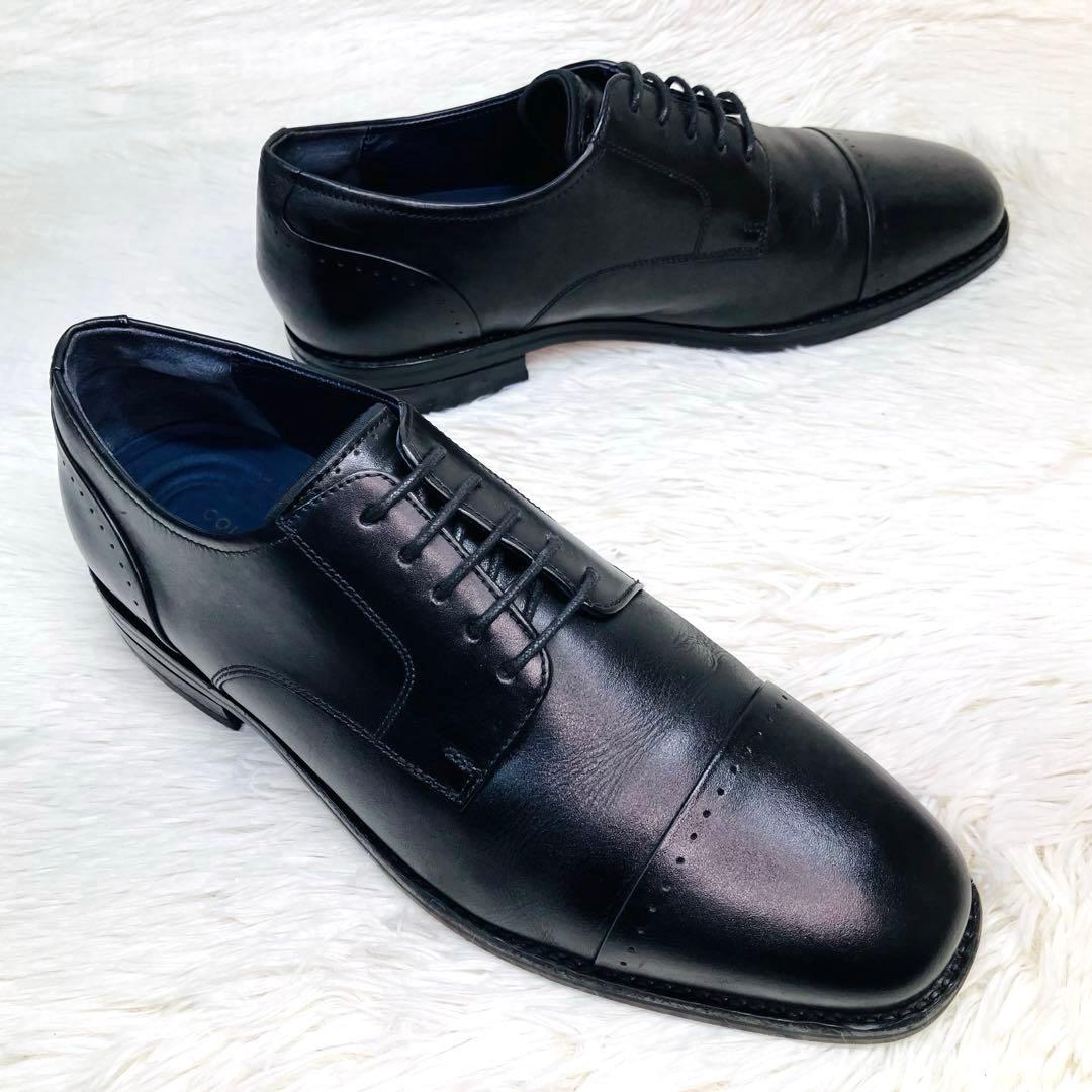 【極美品】コールハーン9Wグランド360 ストレートチップC28145 ブラック