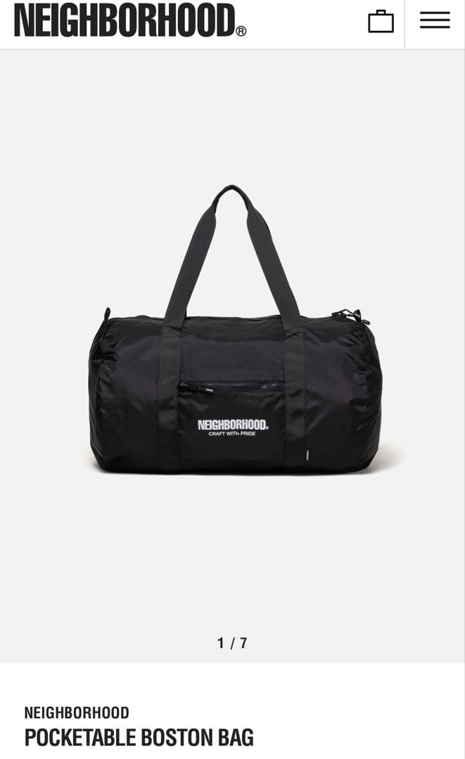 NEIGHBORHOODボストンバッグ