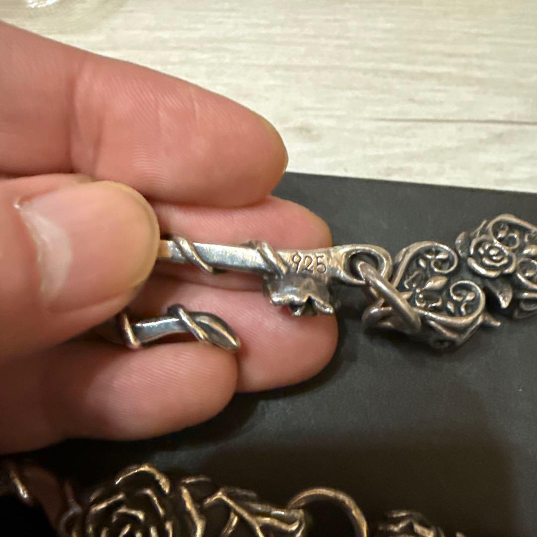 Elan Vital エランヴィタール　薔薇ウォレットチェーン925