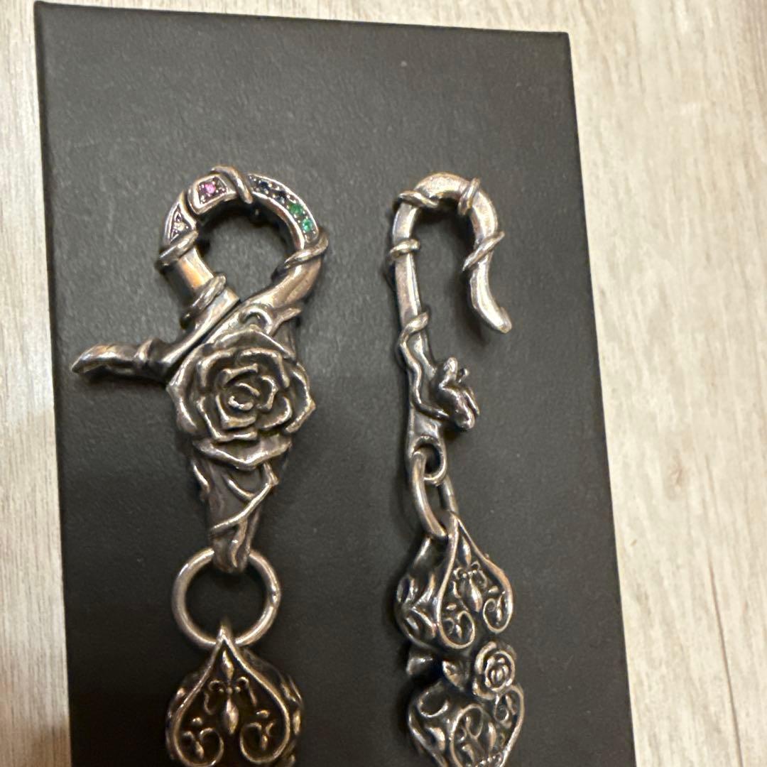 Elan Vital エランヴィタール　薔薇ウォレットチェーン925